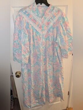 Women's Cotton Button Down Nightgown